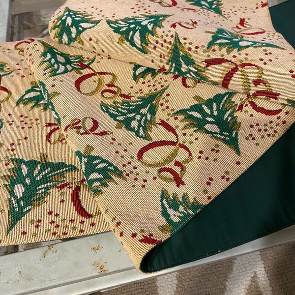 VTG Christmas Table Runner 70” x 12” Old And Pretty For Christmas‼️PRICE DROP‼️ - Picture 3 of 6